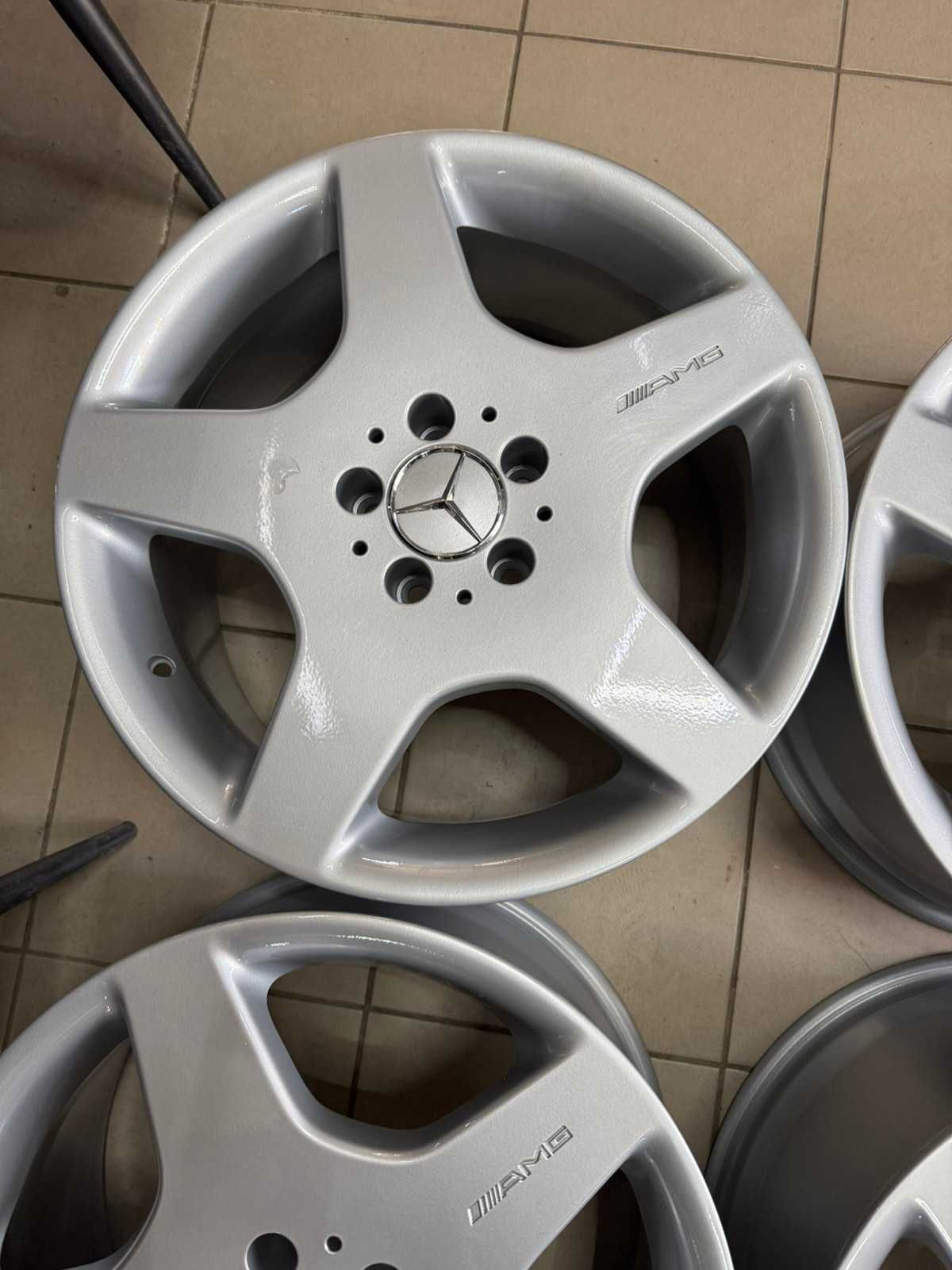 Титанові диски R18 5*112 9J ET52 DIA74 BELGIUM  AMG оригінал