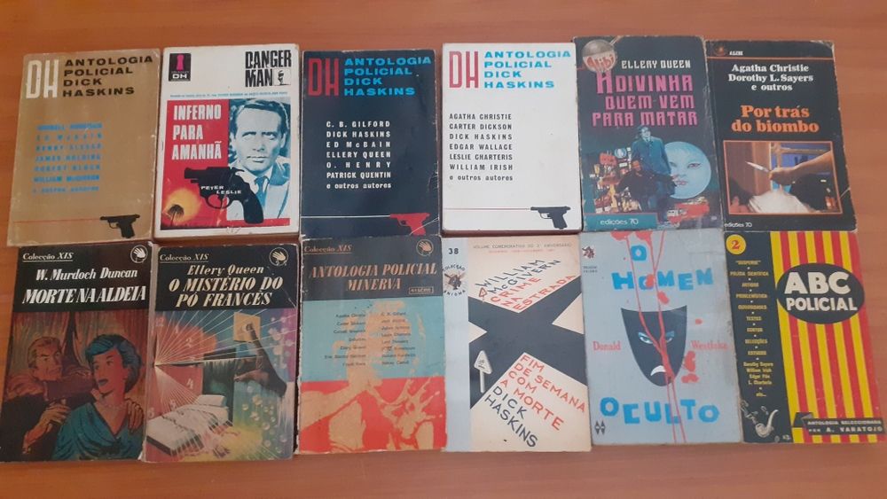 Livros de bolso polícias