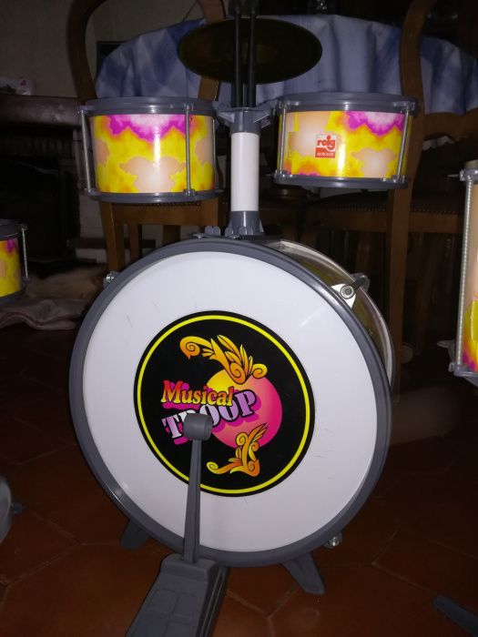 Bateria reig brinquedo para criança