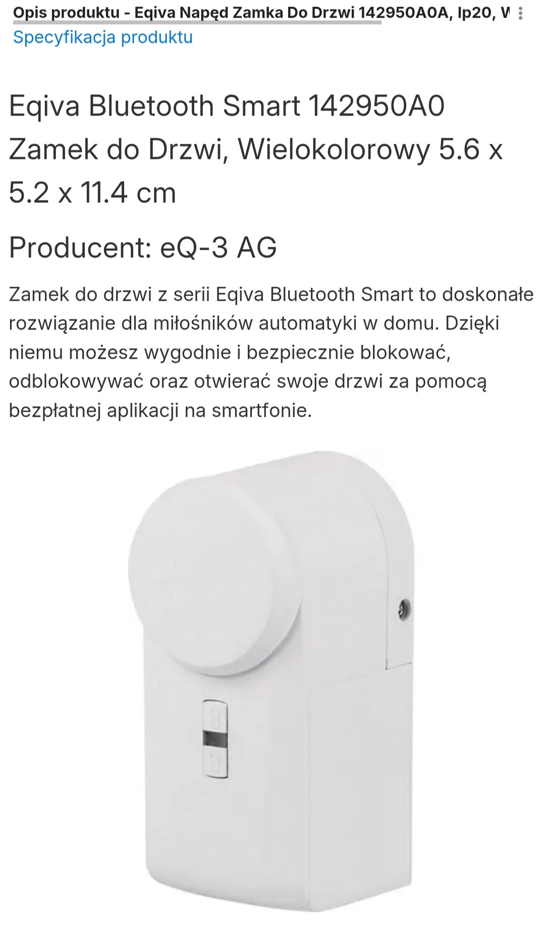 Inteligentny zamek drzwi wejściowych bluetooth z aplikacją  bluetooth