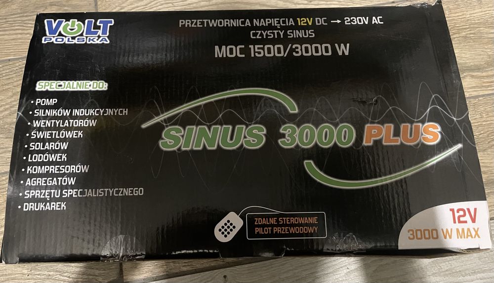 Інвертор Volt Sinus 3000 plus чиста синусоїда