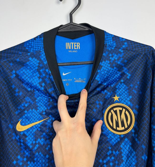 Nike Inter Milan 2021/2022 Stadium Home Soccer Jersey