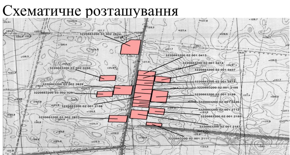 Земельна ділянка без %, ТСВ від 1 га. 500 $ сотка