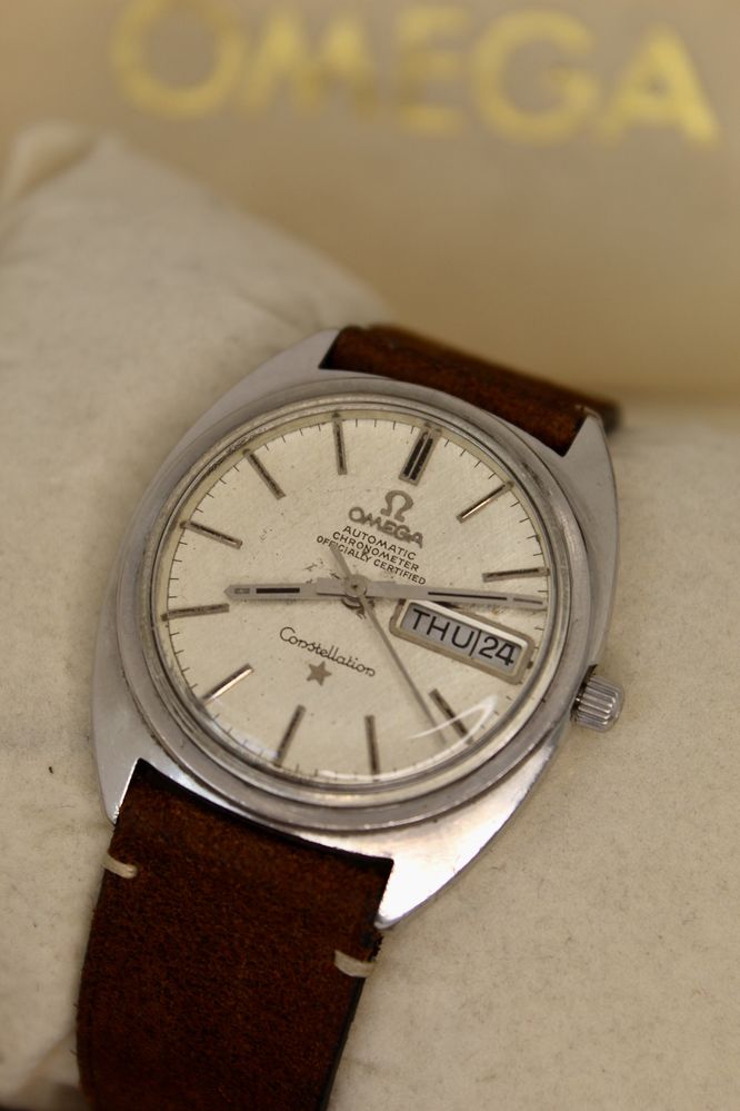 Omega Constellation Linen Dial Automatic