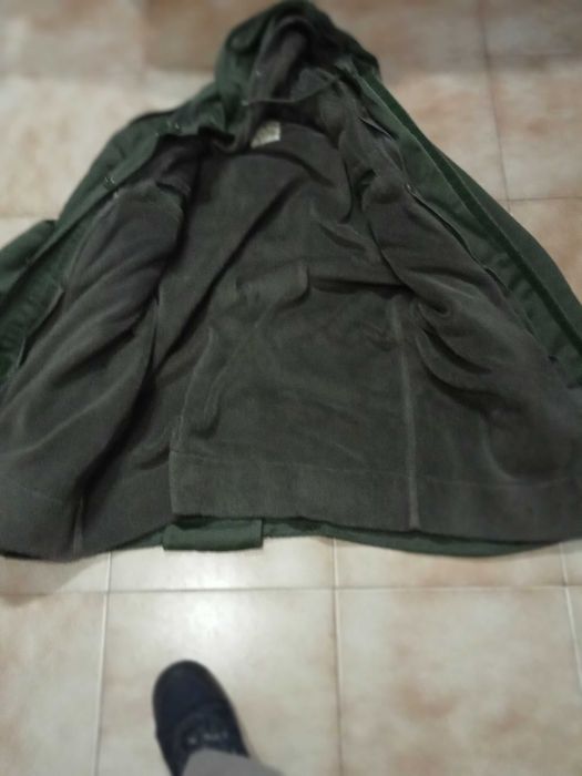 MILITAR-casaco militar de 1983 com forro duplo +cantis ultramar+