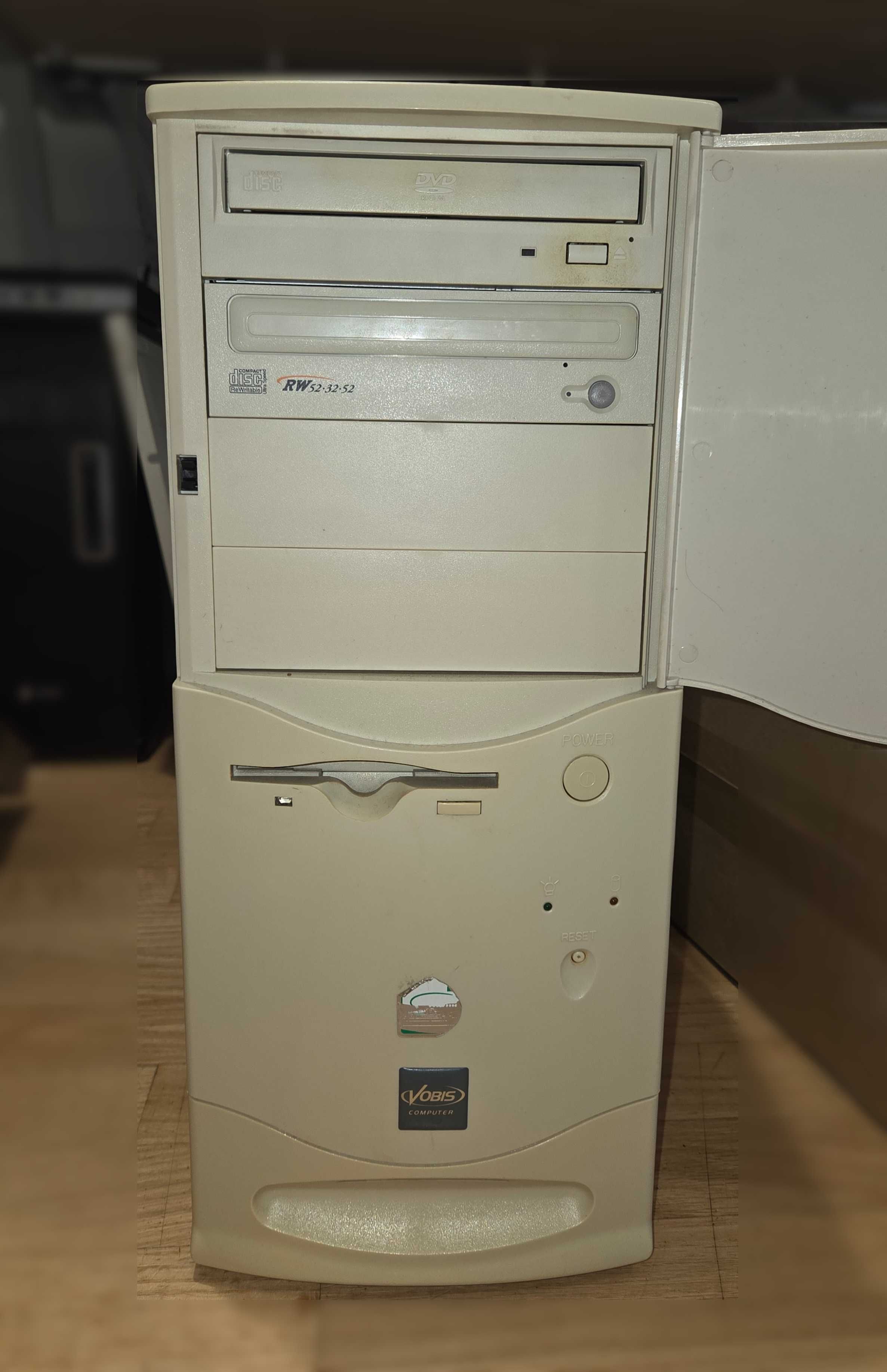Retro komputer Vobis - sprawny, procesor AMD Duron, GPU ATI i Nvidia