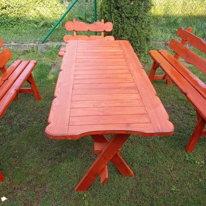 Meble ogrodowe stół 195x90
