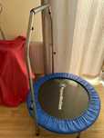 Trampolina dla dzieci z rączką - 97cm - do domu i ogrodu