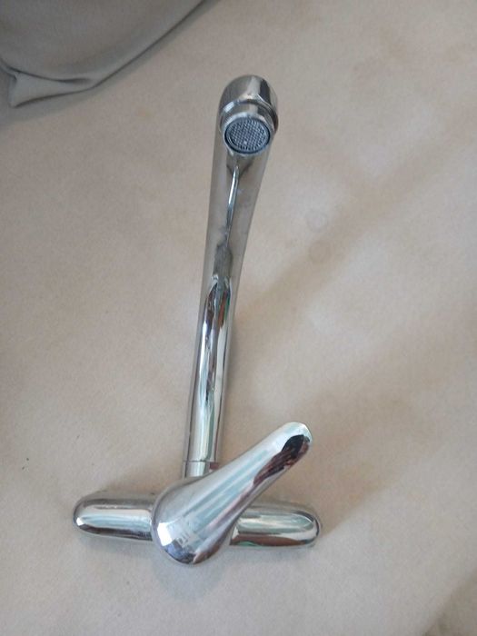 Torneira montada mas não usada