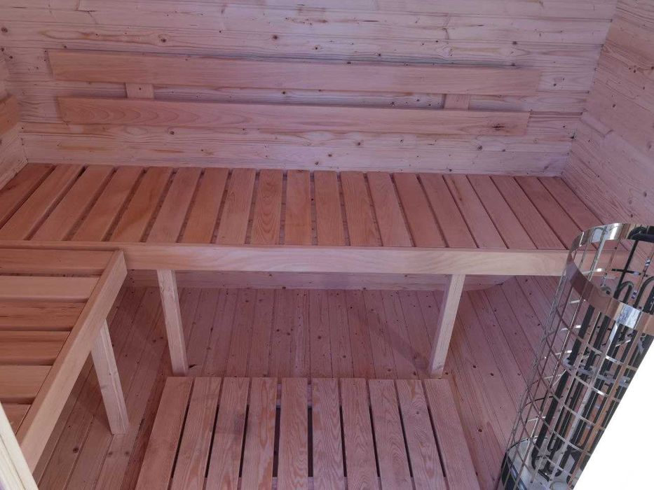 Sauna ogrodowa QUADRO 240 cm do montażu