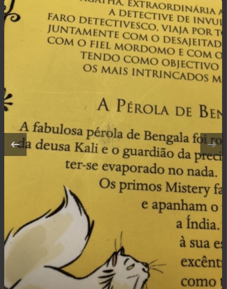 Livro “agatha mistery- a pérola de bengala