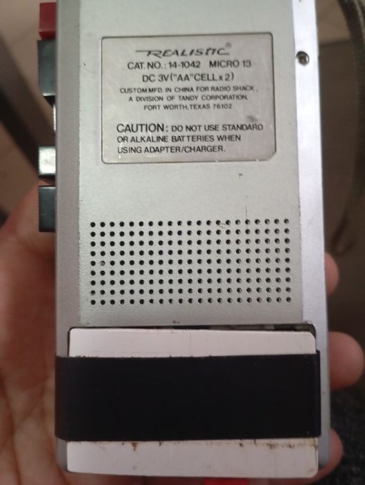 Realistic Micro Recorder64286043006081123