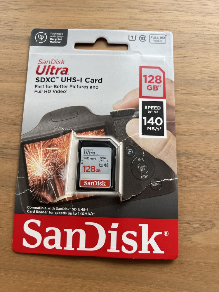 Карта памяти SanDisk SDXC UHS-1 Card , 128 GB
