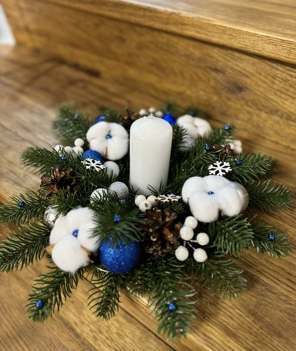 Новорічний підсвічник.