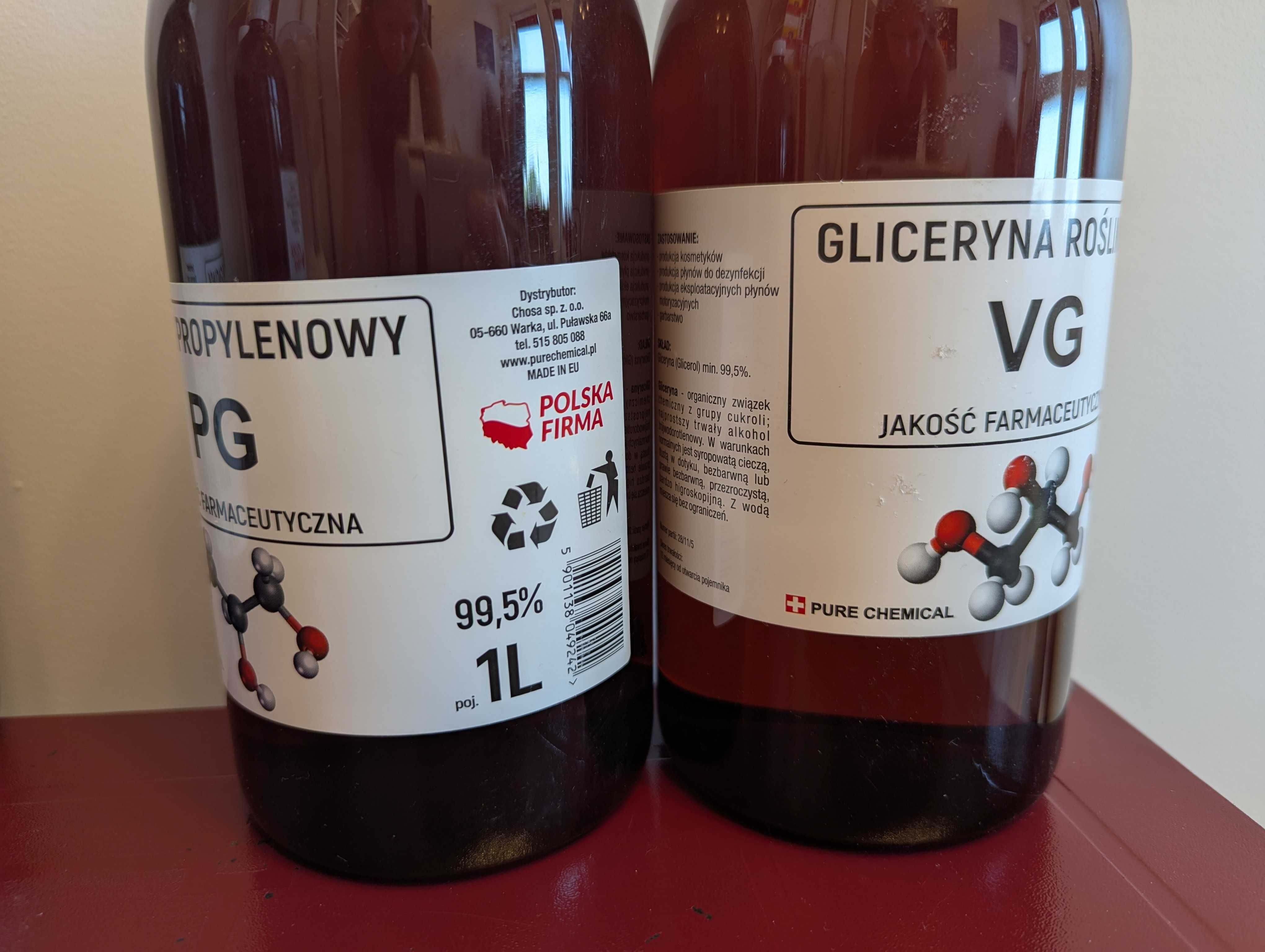 Gliceryna Glikol Farmacetyczna zestaw 7 litrów