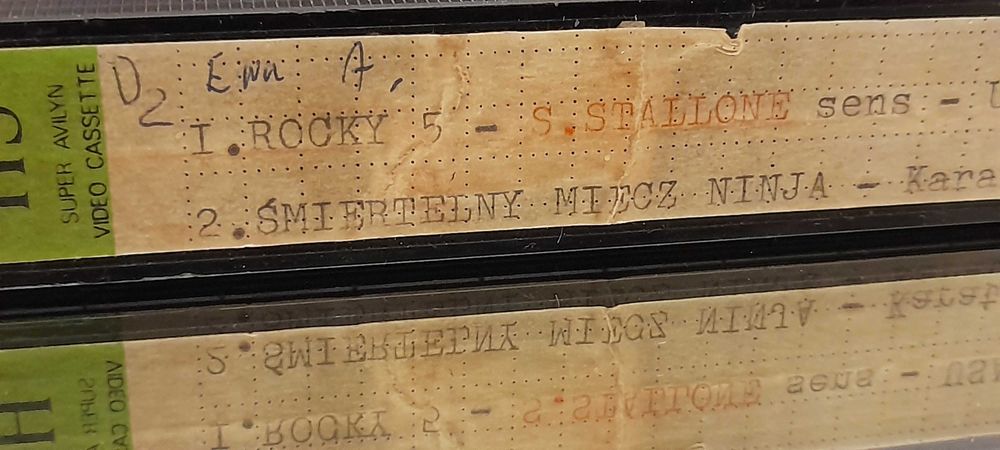 Kaseta VHS ROCKY 5 i  Dariusz  Michalczewski - unikatowa walka