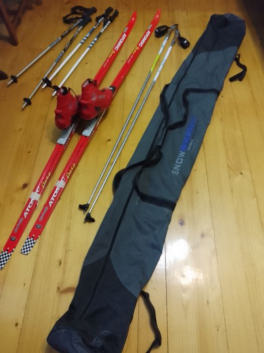 Горные лыжи Atomic Beta,ботинки 39-40р.Чехол.