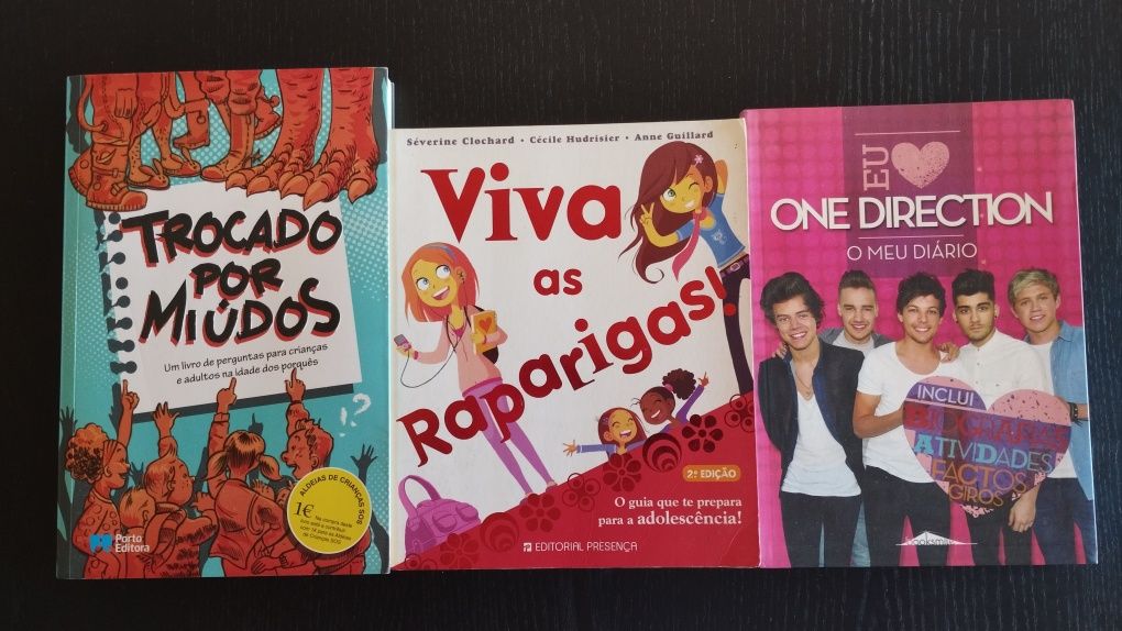 Três livros juvenis