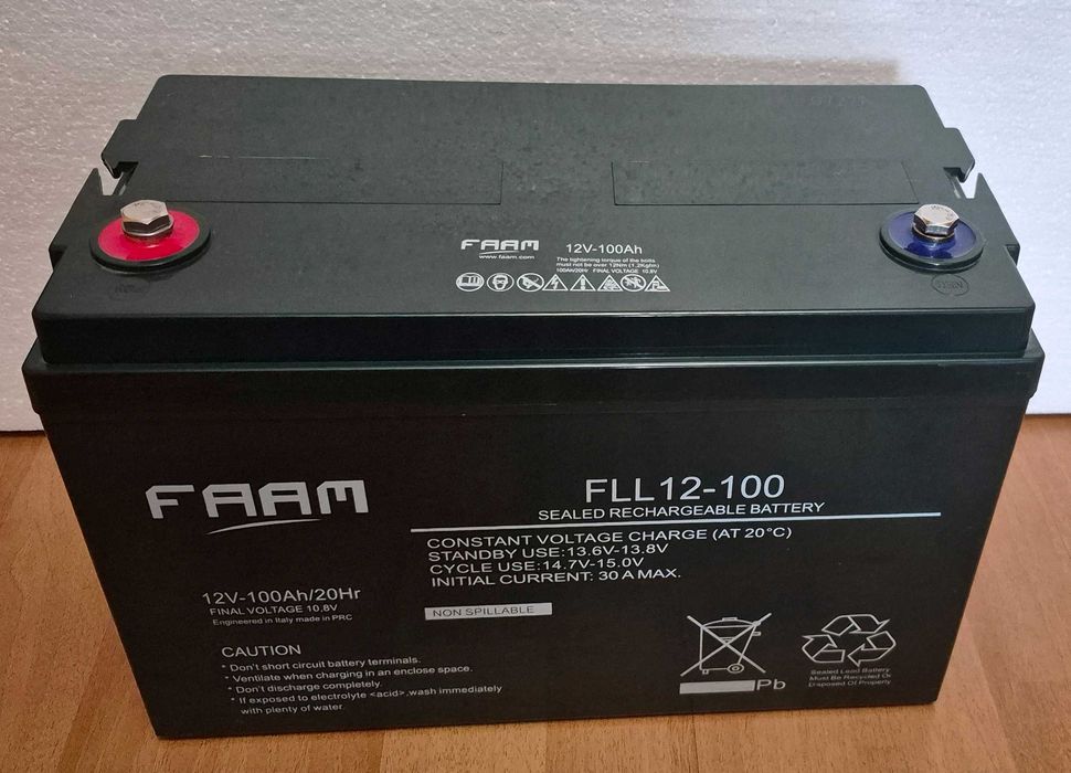 Акумуляторна батарея FAAM FLL12-100 AGM VRLA (Італія)