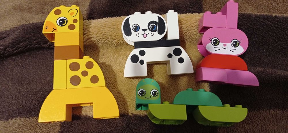 LEGO Duplo dla najmłodszych, zwierzątka, zestaw, pierwsze LEGO