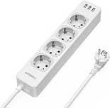 Listwa zasilająca Tessan 4 gniazda plus 3 USB