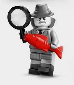 LEGO Minifigurka nr 1 - Detektyw, seria 25, 71045