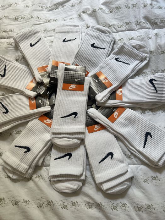 Skarpetki Nike Biale