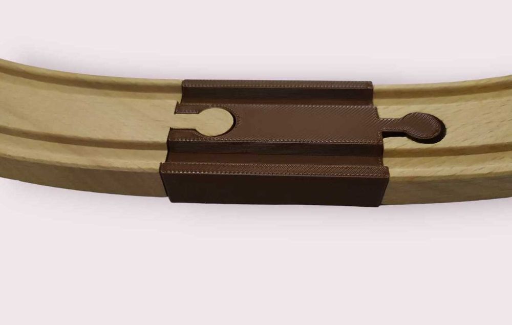 Łącznik Kolejka Tory Drewniane Pociąg Ciuchcia IKEA BRIO LIDL TREFL