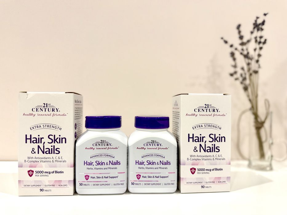 21st Century шкіра нігті волосся кожа ногти волосы витамины биотин