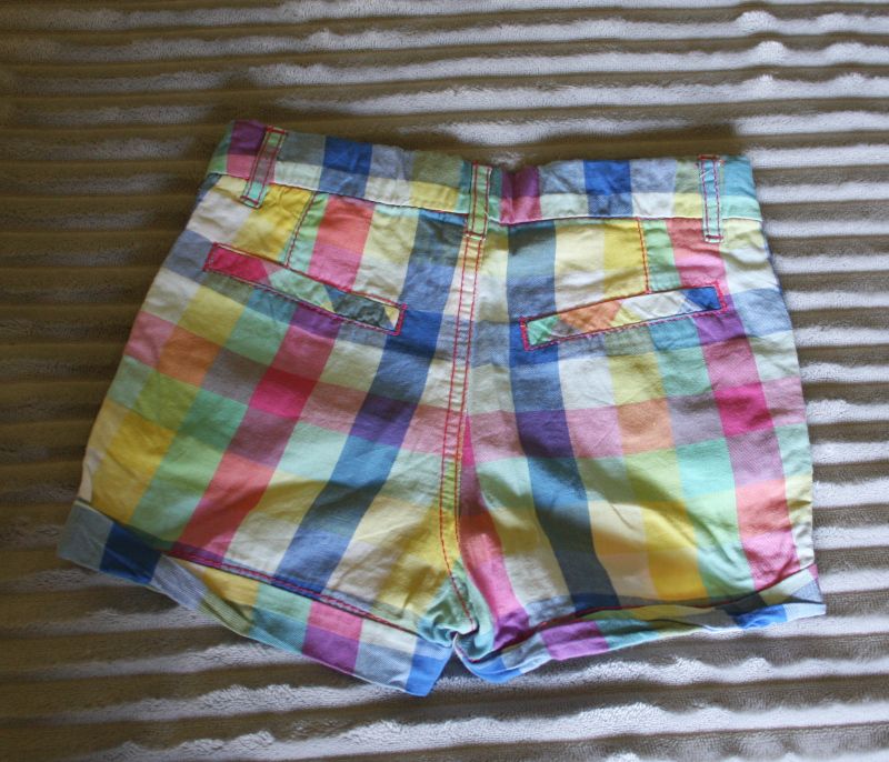 Zestaw: krótkie spodnie (x3); dziewczęce; r. 110/116