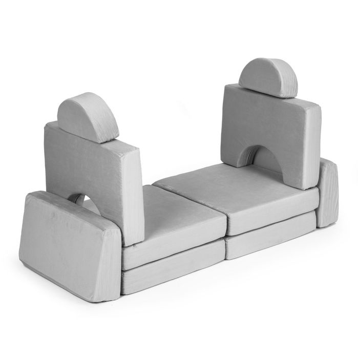 Sofa składana modułowa dla dzieci duża 2 osobowa DIY 8 miękkich poduch
