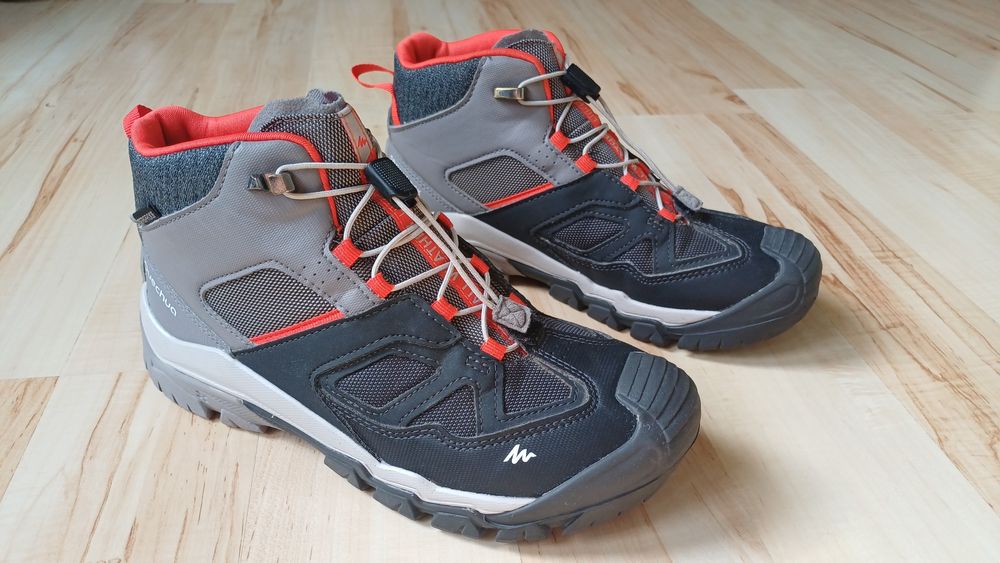 Buty turystyczne Quechua Crossrock Mid wodoodporne roz 35