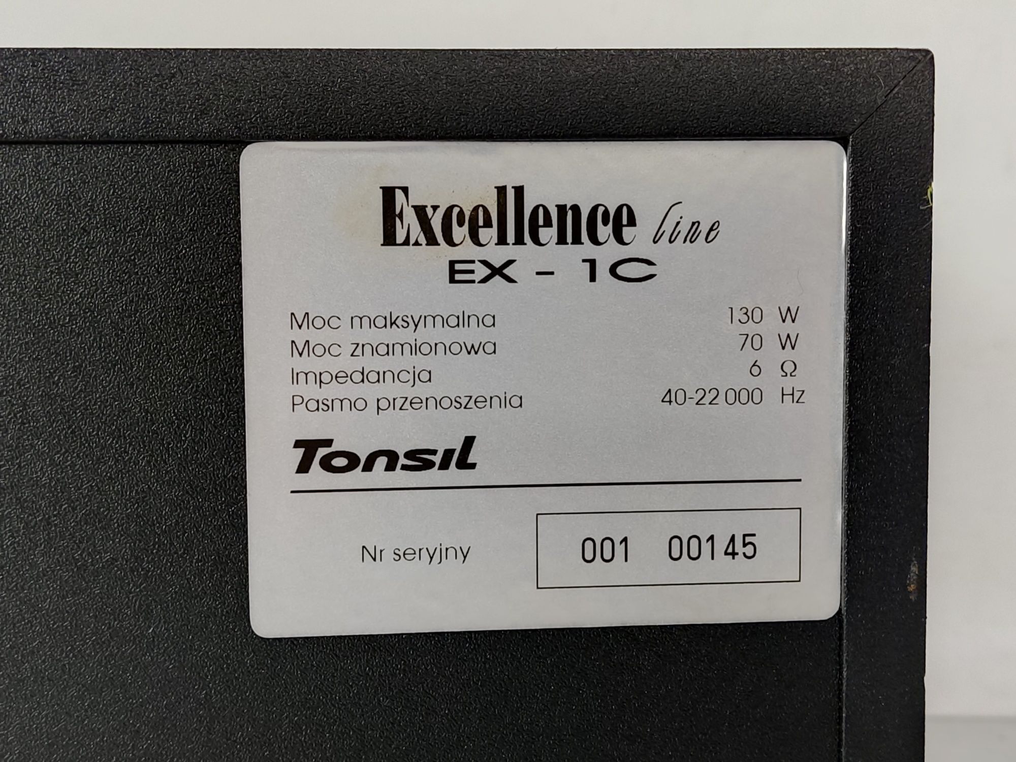 Kolumna centralna Tonsil Excellence EX 1C 6ohm 70/130W Exclusive