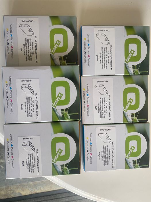 Cartuchos 950 e 951 para HP Officejets