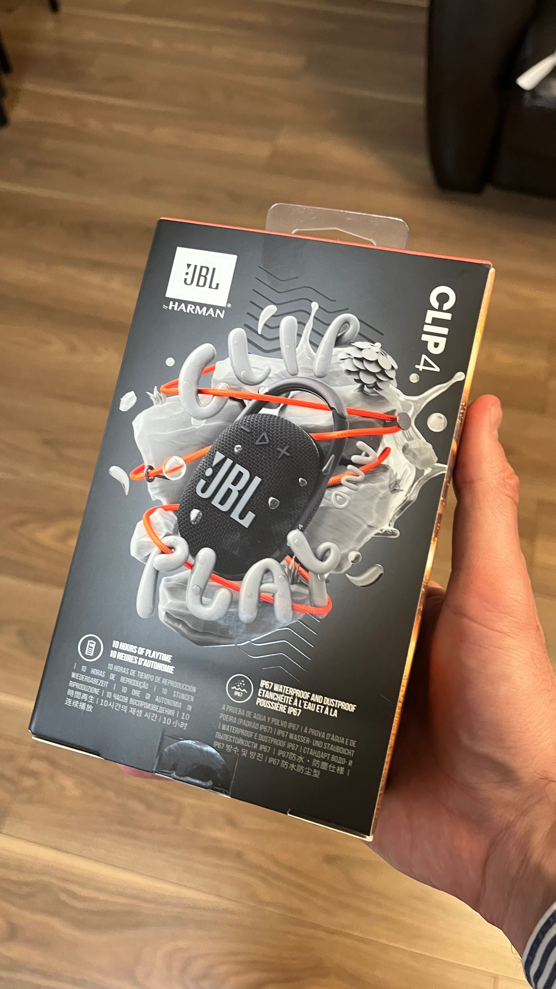 Głośnik mobilny JBL Clip 4 Czarny