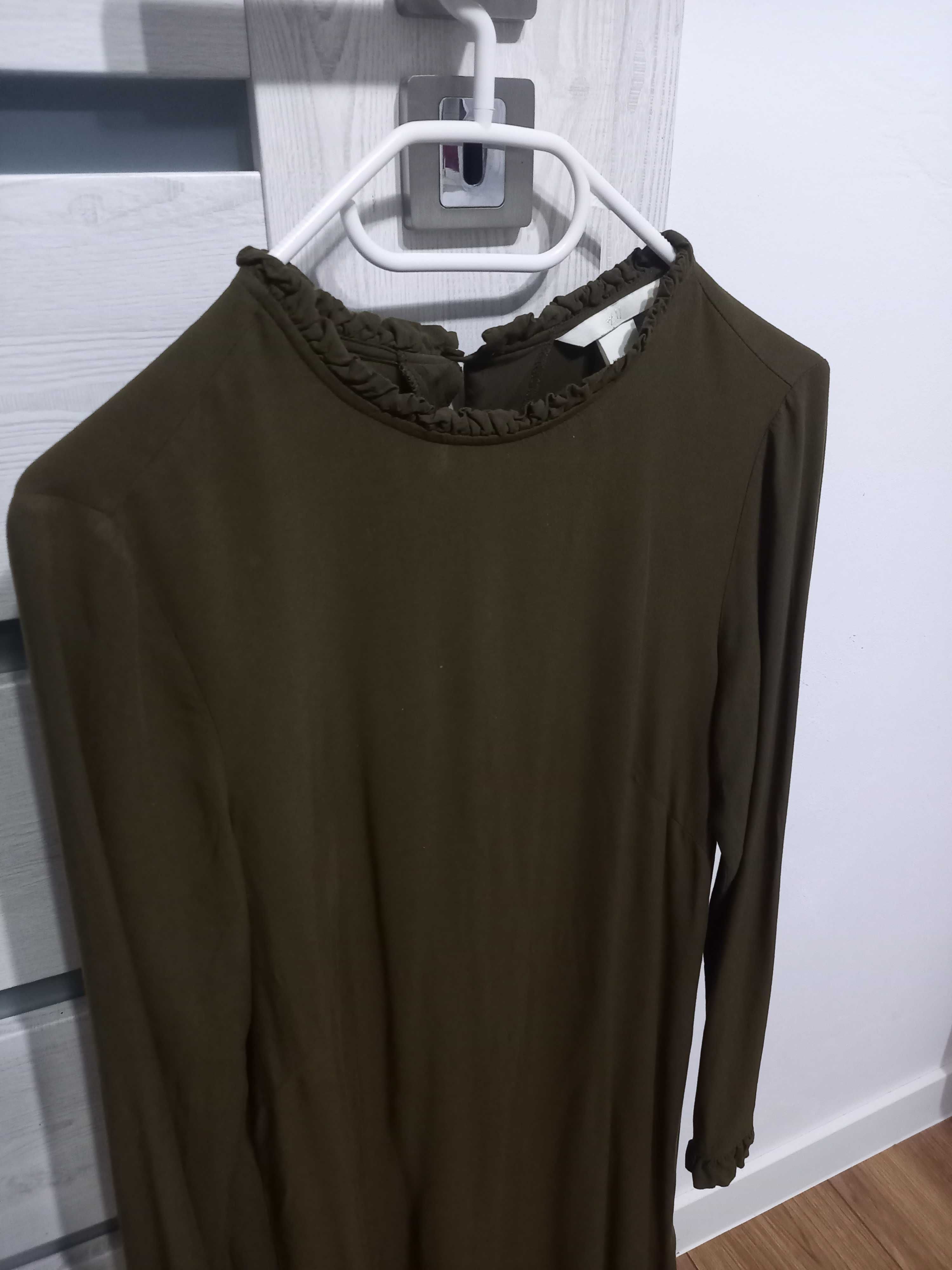 Sukienka khaki H&M