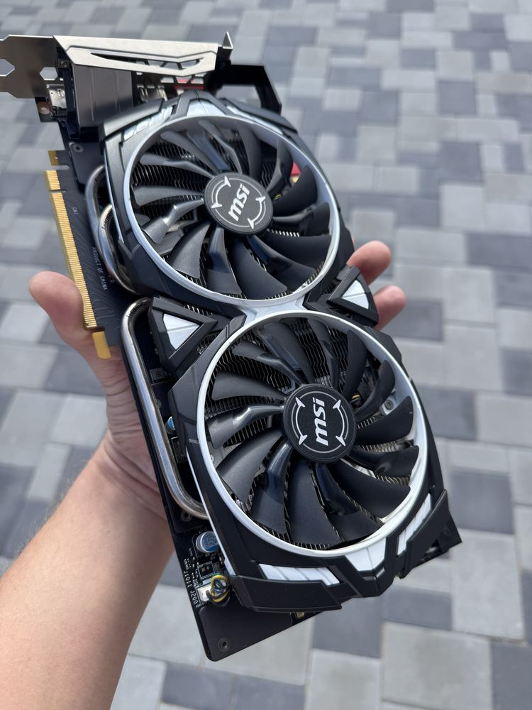 Відеокарта MSI GeForce GTX 1070 Armor 8gb (256 bit)