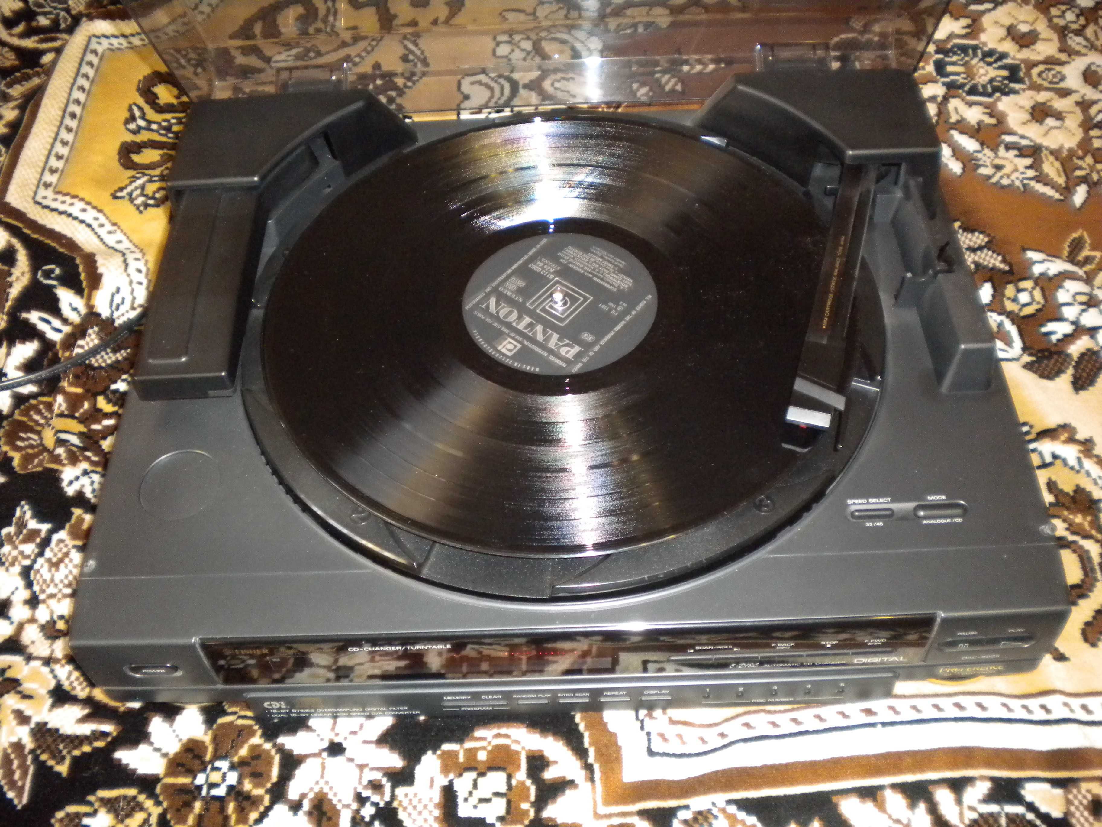 Fisher DAC 9025 Универсальный CD+винил проигрыватель.Очень редкий .