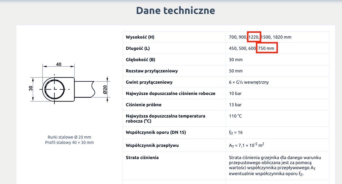 Grzejnik firmy Korado