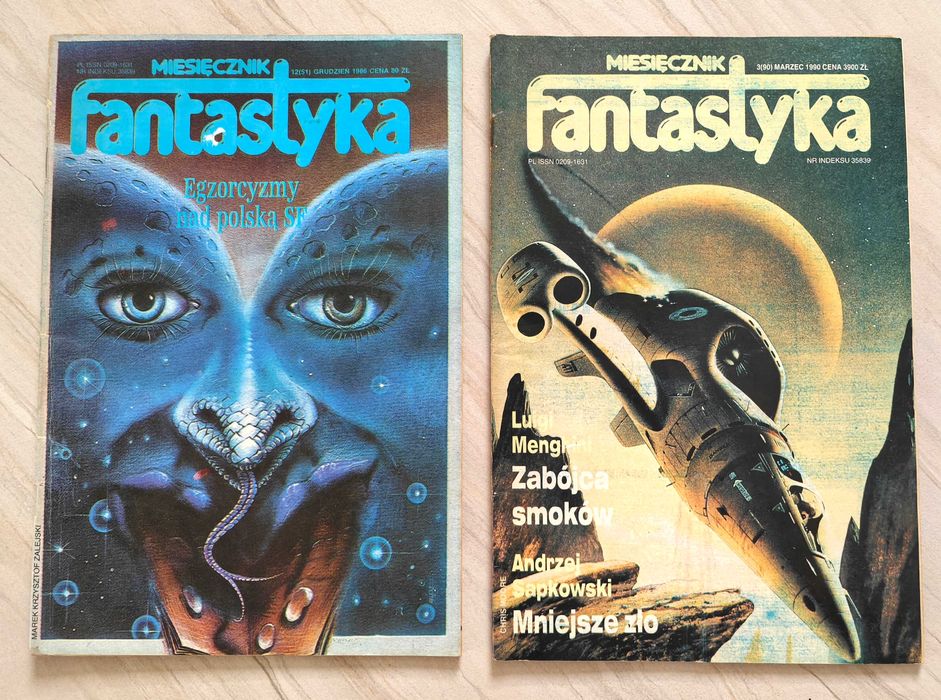 Wiedźmin DEBIUT Sapkowski UNIKATOWA Fantastyka + Mniejsze Zło Stan 6/6