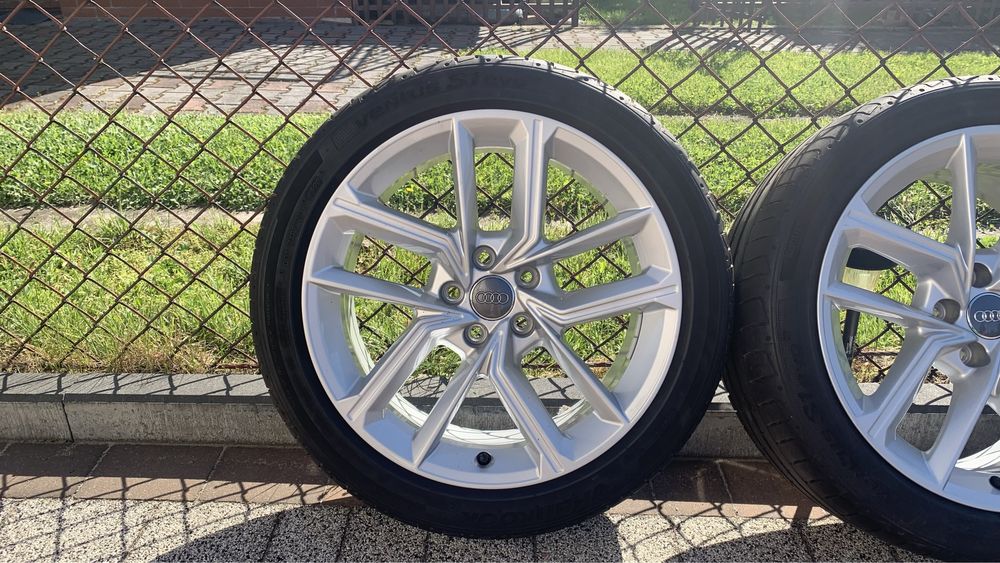 Koła letnie 18” alufelgi Audi + opony letnie Hankook 245/40/18