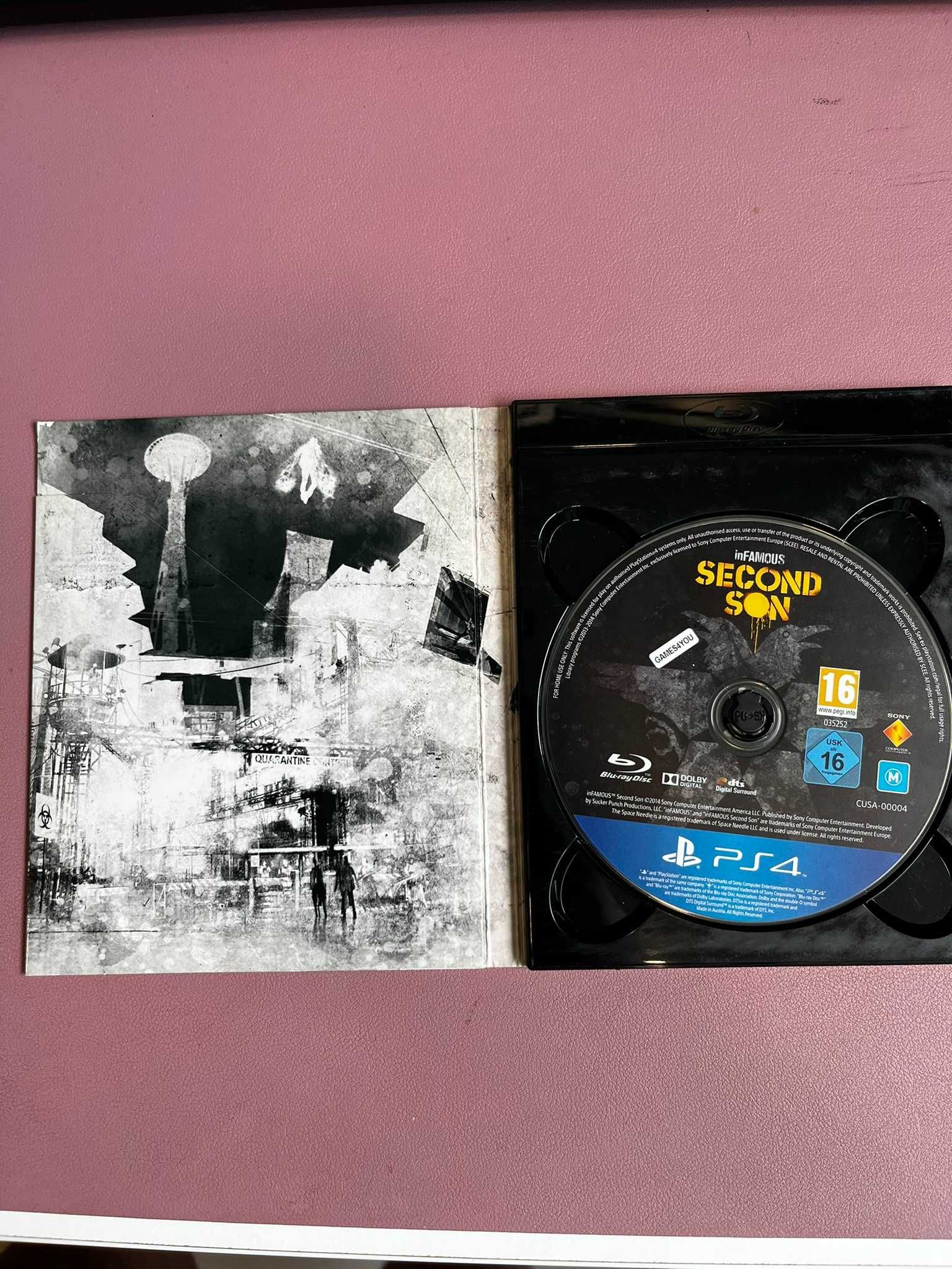 PS4 - InFamous Second Son - Paper Box