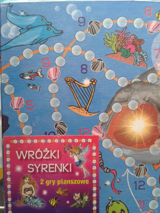 PREZENT  2 nowe gry planszowe Wróżki i Syrenki