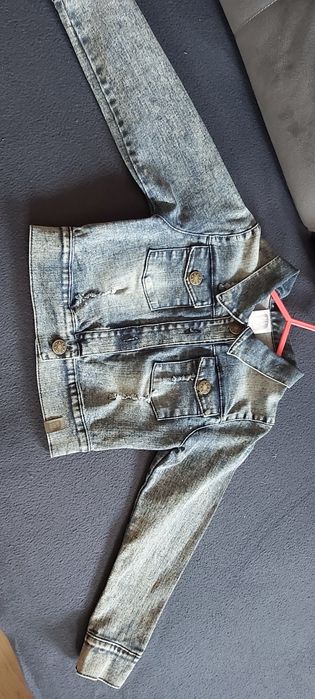 Kurtka jeansowa dziewczęce.