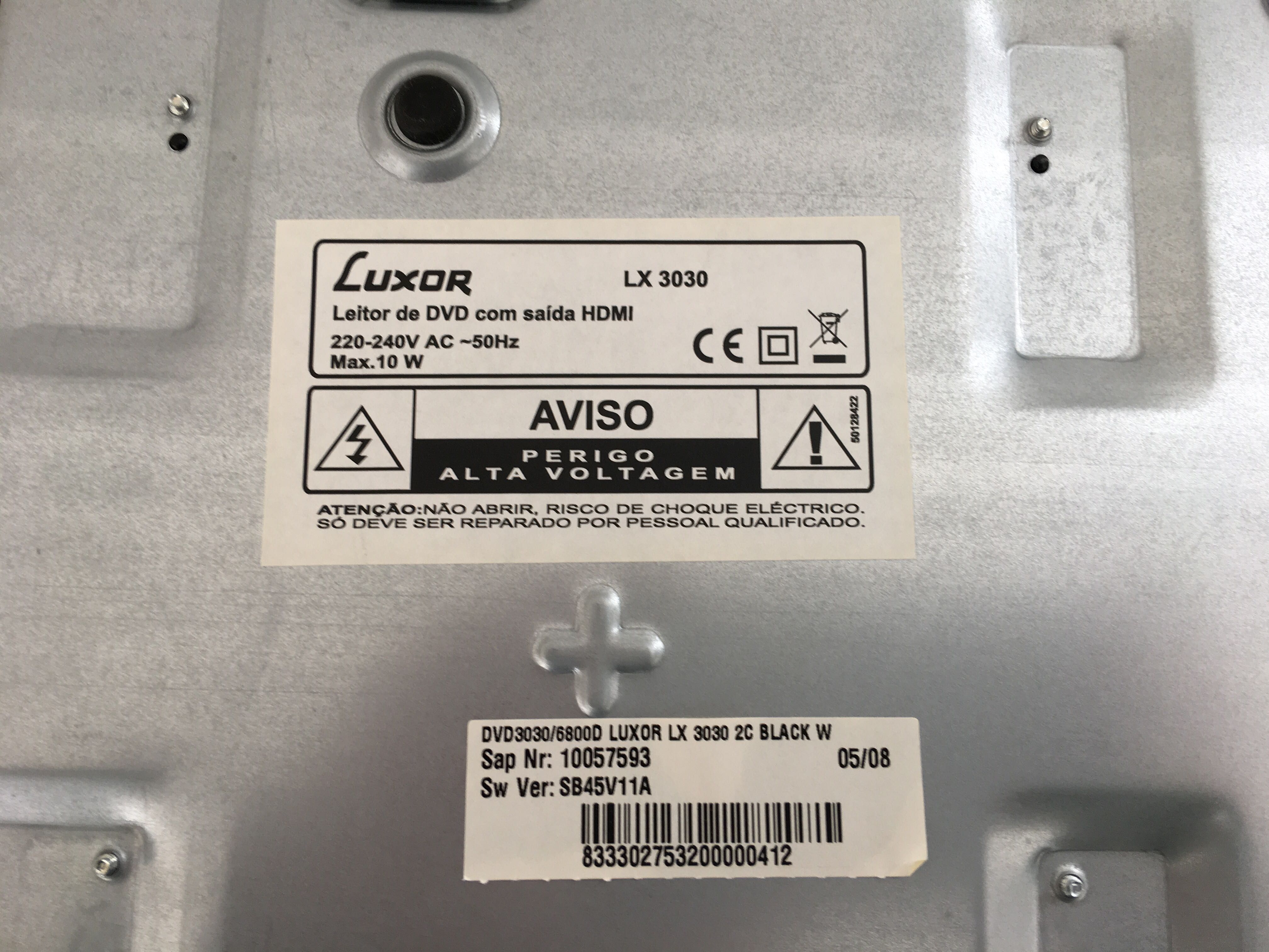 Leitor de DVD com saída HDMI - Luxor LX3030