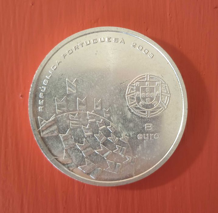 Moeda comemorativa Euro 2004 - 8€