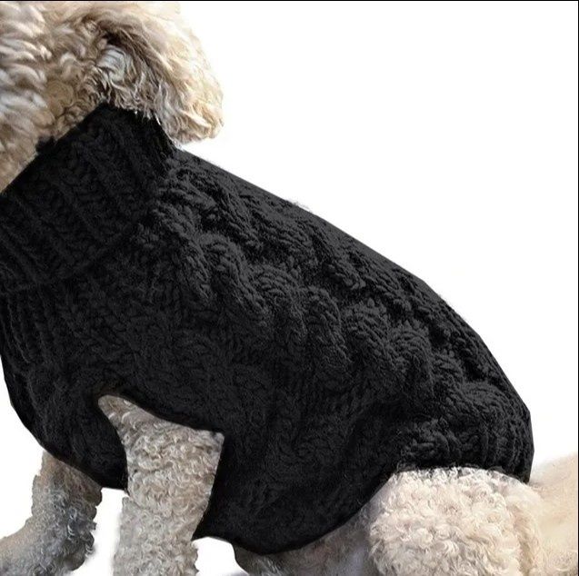 Sweterek dla psa lub kota rozm S  czarny