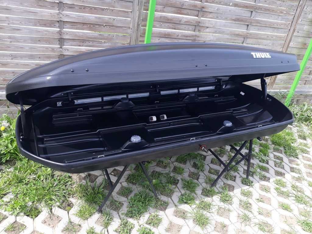 Bagażnik box dachowy 200x80x35 500 L Thule boks dach narty spirit