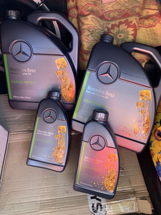 Масло 5W-30, 5W40, 229.51,229.52, 236.14,236.17… Mercedes-Benz