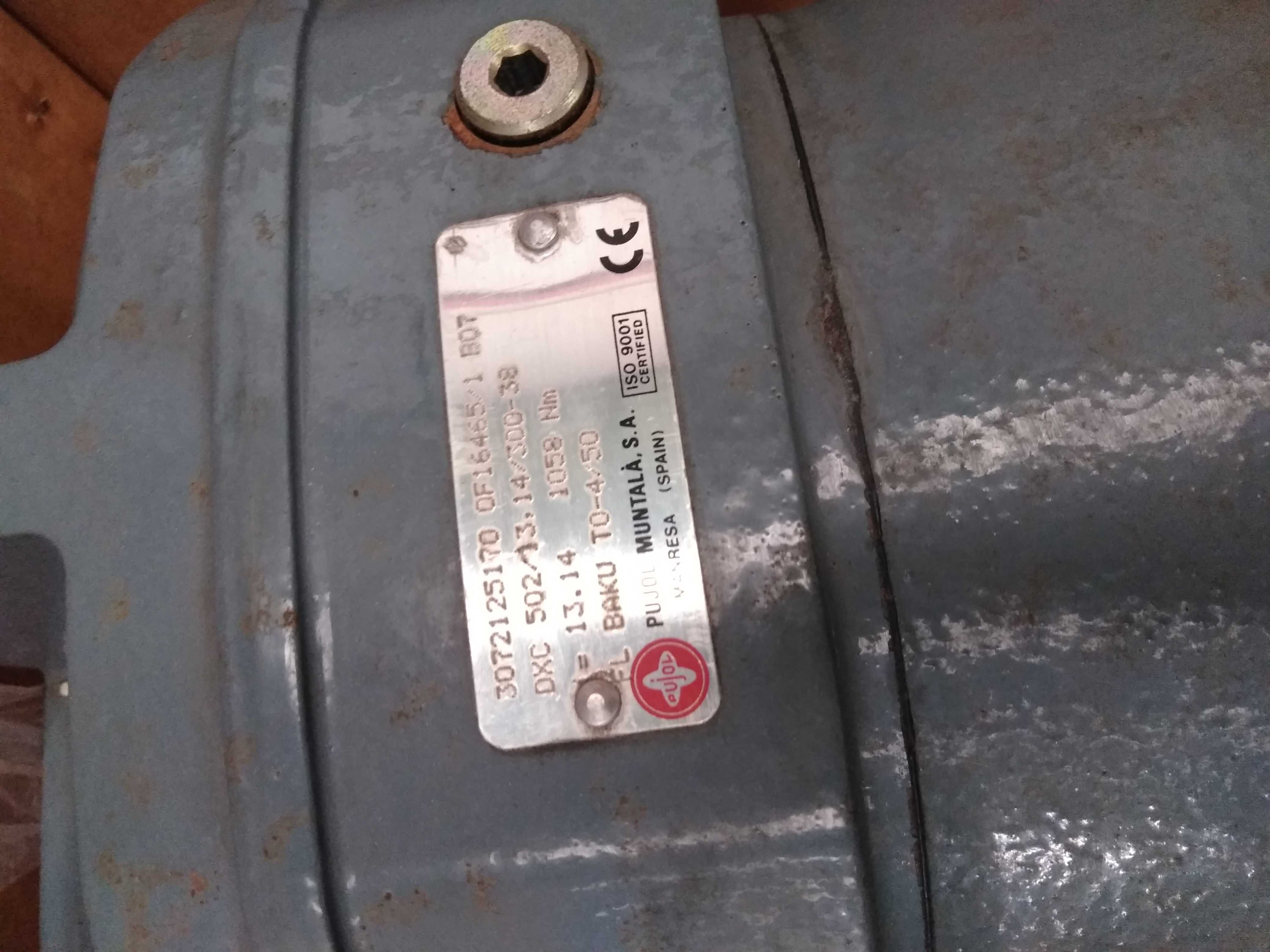 Motoredutor Pujol DXC 502 i=13.14; n2=109rpm M2=1058Nm
